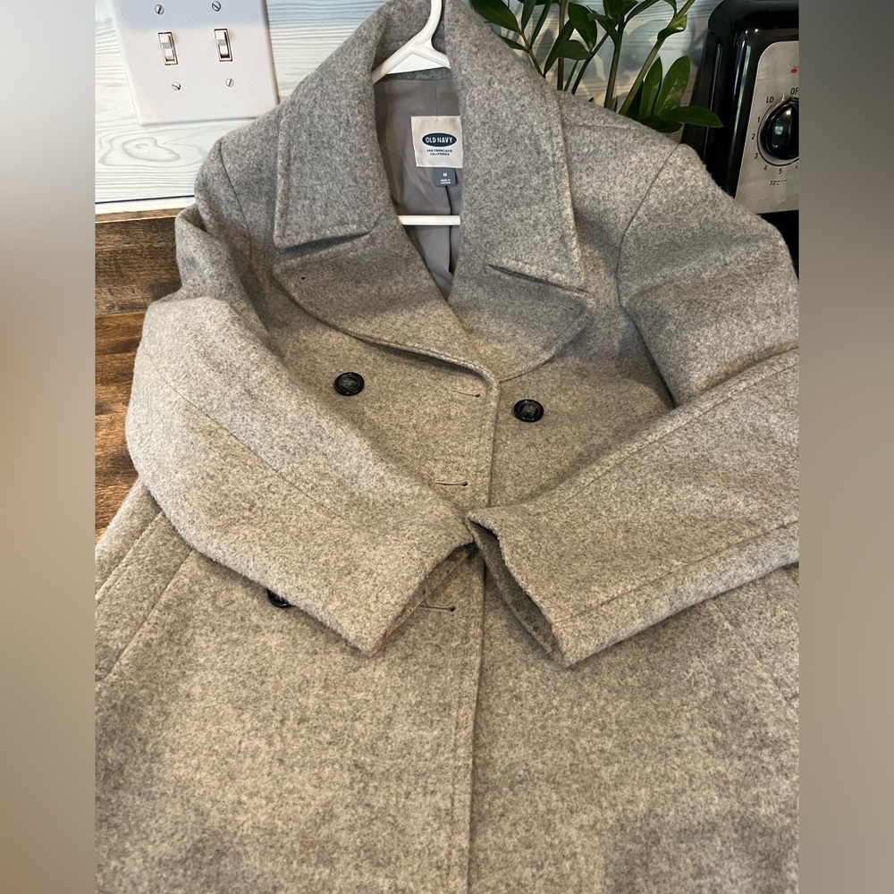 Gray Pea Coat size medium